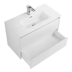 Фото Тумба под раковину BelBagno Kraft 39 80 подвесная, bianco opaco
