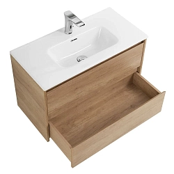 Фото Тумба под раковину BelBagno Kraft 39 80 подвесная, rovere nebrasca nature