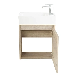 Фото Тумба под раковину BelBagno Kraft Mini 50 R подвесная, rovere galifax bianco