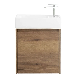 Фото Тумба под раковину BelBagno Kraft Mini 50 L подвесная, rovere tabacco
