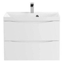 Фото Тумба под раковину BelBagno Marino 60 подвесная, bianco lucido