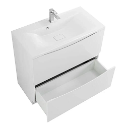 Фото Тумба под раковину BelBagno Marino 80 напольная, bianco lucido