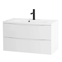 Фото Тумба под раковину BelBagno Marino 110 подвесная, bianco opaco