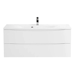 Фото Тумба под раковину BelBagno Marino 120 подвесная, bianco lucido