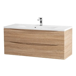 Фото Тумба под раковину BelBagno Marino 120 подвесная, rovere bianco