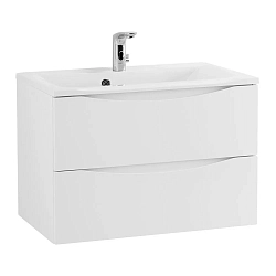 Фото Тумба под раковину BelBagno Marino 75 подвесная, bianco opaco