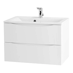 Фото Тумба под раковину BelBagno Marino 75 подвесная, bianco opaco