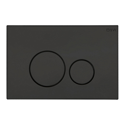 Фото Кнопка смыва Black&White Universe WPI-09510GM matt gunmetal