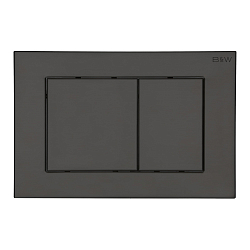 Фото Кнопка смыва Black&White Universe WPI-09530GM matt gunmetal