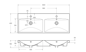 Фото Мебельная раковина BelBagno BB-0325-120-2-LVB 120 см