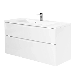Фото Тумба под раковину BelBagno Marino-H60 100 подвесная, bianco lucido