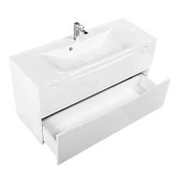 Фото Тумба под раковину BelBagno Marino-H60 100 подвесная, bianco lucido