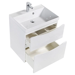Фото Тумба под раковину BelBagno Marino-H60 70 подвесная, bianco lucido