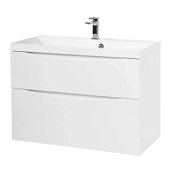 Фото Тумба под раковину BelBagno Marino-H60 80 подвесная, bianco lucido