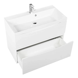 Фото Тумба под раковину BelBagno Marino-H60 80 подвесная, bianco lucido