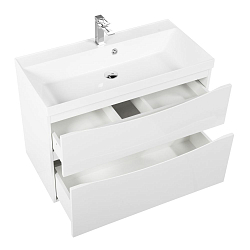 Фото Тумба под раковину BelBagno Marino-H60 90 подвесная, bianco lucido