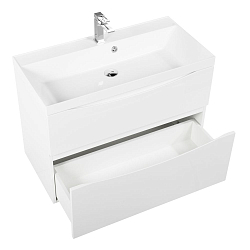Фото Тумба под раковину BelBagno Marino-H60 90 подвесная, bianco lucido