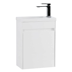 Фото Тумба под раковину BelBagno Pietra Mini 40 L подвесная, bianco lucido