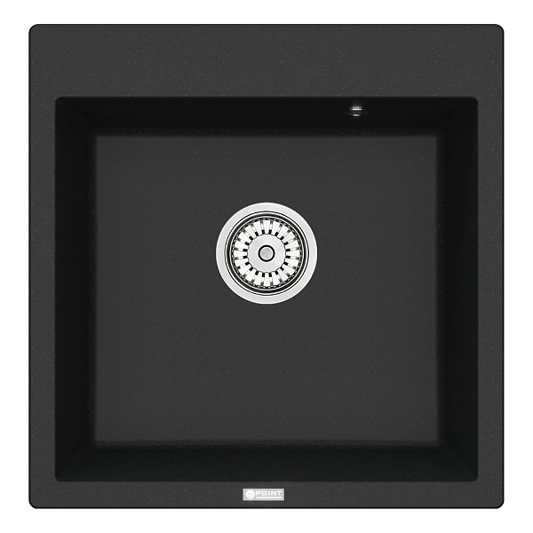 Мойка кухонная Point Арбель 51 PN3001B черная , изображение 1