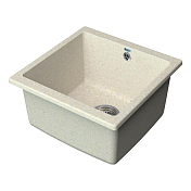 Изображение Мойка кухонная Point Бату 45 PN3008BG светло-бежевая Мойка кухонная Point Бату 45 PN3008BG светло-бежевая , изображение 2