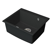 Изображение Мойка кухонная Point Бинга 60 PN3003B черная Мойка кухонная Point Бинга 60 PN3003B черная , изображение 2