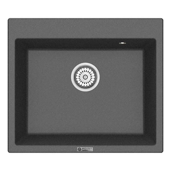Мойка кухонная Point Бинга 60 PN3003GR графит , изображение 1