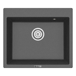 Фото Мойка кухонная Point Бинга 60 PN3003GR графит