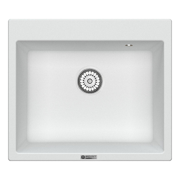Мойка кухонная Point Бинга 60 PN3003W белая , изображение 1