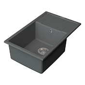 Изображение Мойка кухонная Point Велета 78 PN3002AL серая Мойка кухонная Point Велета 78 PN3002AL серая , изображение 2