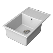 Изображение Мойка кухонная Point Велета 78 PN3002W белая Мойка кухонная Point Велета 78 PN3002W белая , изображение 2