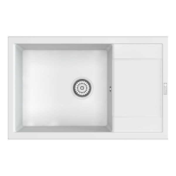 Мойка кухонная Point Велета 78 PN3002W белая , изображение 1