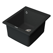 Изображение Мойка кухонная Point Динара 42 PN3004B черная Мойка кухонная Point Динара 42 PN3004B черная , изображение 2