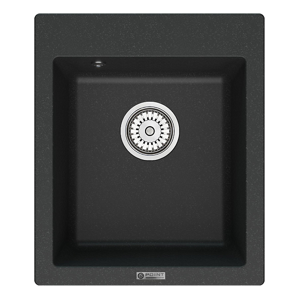Мойка кухонная Point Динара 42 PN3004B черная , изображение 1