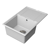 Изображение Мойка кухонная Point Лаура 78 PN3005W белая Мойка кухонная Point Лаура 78 PN3005W белая , изображение 2