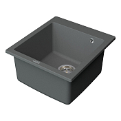 Изображение Мойка кухонная Point Моко 47 PN3006AL серая Мойка кухонная Point Моко 47 PN3006AL серая , изображение 2