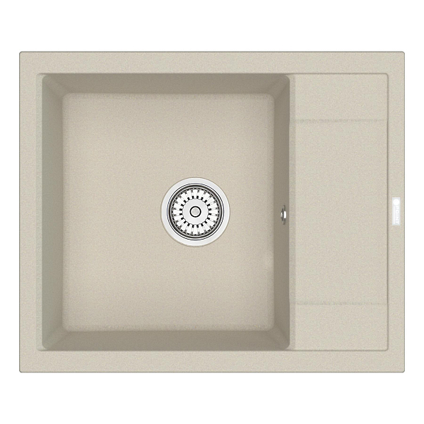 Мойка кухонная Point Римо 60 PN3010BG светло-бежевая , изображение 1