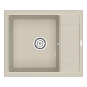 Мойка кухонная Point Римо 60 PN3010BG светло-бежевая , изображение 1