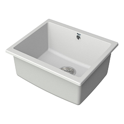 Фото Мойка кухонная Point Сидли 55 PN3007W белая