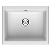 Изображение Мойка кухонная Point Сидли 55 PN3007W белая Мойка кухонная Point Сидли 55 PN3007W белая , изображение 1