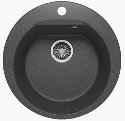 Фото Мойка кухонная Polygran ATOL-520 чёрный