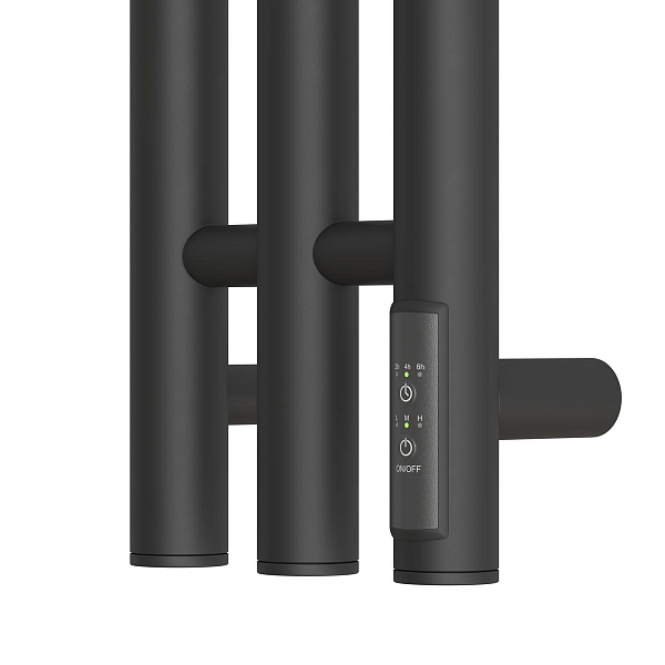 Полотенцесушитель электрический Point Деметра П3 12x120 черный , изображение 3