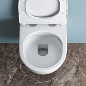 Изображение Унитаз подвесной BelBagno Uno безободковый Унитаз подвесной BelBagno Uno безободковый , изображение 12