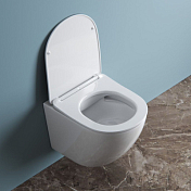 Изображение Унитаз подвесной BelBagno Uno безободковый Унитаз подвесной BelBagno Uno безободковый , изображение 13