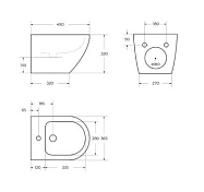 Изображение Биде подвесное BelBagno Sfera-R BB046BH Биде подвесное BelBagno Sfera-R BB046BH , изображение 7