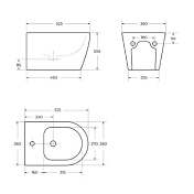 Изображение Биде подвесное BelBagno Marino BB105BH Биде подвесное BelBagno Marino BB105BH , изображение 6