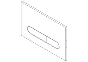 Фото Кнопка смыва BelBagno Prospero BB004-PR-BIANCO белый