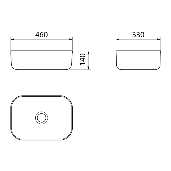 Раковина Point Венера PN43073WB 46 см , изображение 4