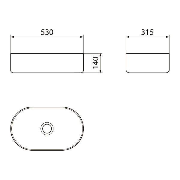 Раковина Point Виктория PN43061 53 см , изображение 5