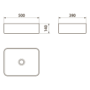 Раковина Point Меркурий PN43832GM 50 см , изображение 5