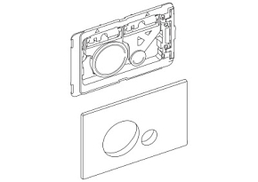 Фото Кнопка смыва BelBagno Sfera BB016-SR-CHROME.M хром
